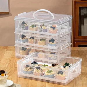4-Tiers Cupcake Carrier,