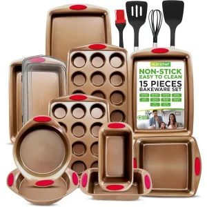 15-Piece Non-Stick Baking Pan Set -