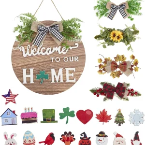 Interchangeable Welcome Home Sign